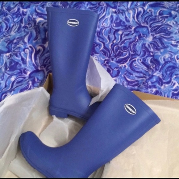Havaianas Shoes - 🇧🇷 Havaianas Tall Blue Rainboots